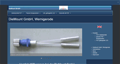 Desktop Screenshot of diemount.de