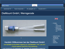 Tablet Screenshot of diemount.de